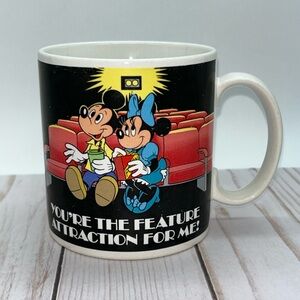 Disney Vintage 1987 Applause Mickey & Minnie Main Attraction Coffee Mug